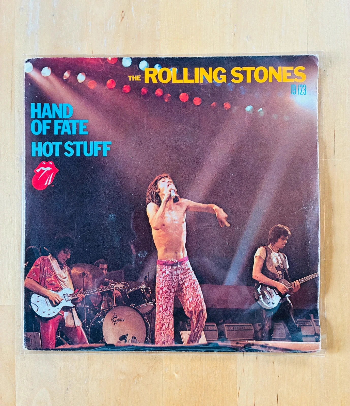 Disque vinyle 45T The Rolling Stones Hand of Fate.